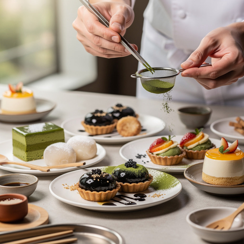 Apple U handcrafted Asian fusion desserts collection - premium artisan treats